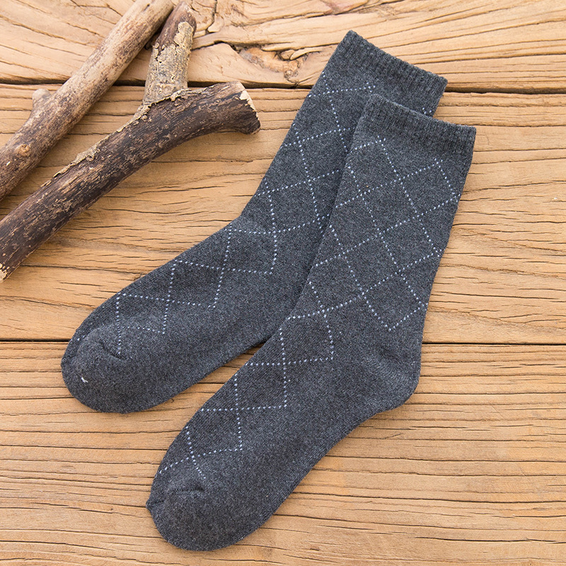 The Autumn And Winter In Tube Socks Thick Cotton Terry Socks Casual Men